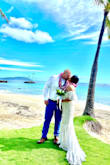 I recently got married in Hawaii and this dress is GORGEOUS!! I ordered it 2 weeks before my wedding and it came sooner than I expected, I couldn't be happier with my dress! It's perfect for a beach wedding, people can't believe I only paid $100 for this dress (with coupon), this dress is stunning and the quality is great!! You will not be disappointed! I promise! - Angelica E.