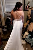 Love this dress!! Love the way it hugs my hips but runs a just a tad big in the bust. The back is my favorite part :) - Emily B.