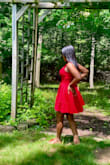 Compliments after compliments. This dress hugs my curves! - Sophia R.