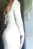 The detail in the dress is beautiful. The lace is comfortable and elegant. This dress hugs onto all the right places. - Olivia C.