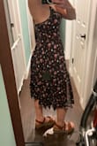 So pretty and light and flowy. Small fits my chest perfectly but I would not recommend drying in the dryer in case it shrinks. So medium would have probably been a good size as well. - Christine F.