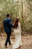 The stress was absolutely beautiful and perfect for my small wedding. It fit like a glove and the material was thick and not see through. The low cut back followed by buttons all the way down were so pretty and the perfect touch. I felt like a princess without the floof. 10/10 recommend! - Amanda H.