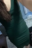 I wore those dresses for Valentine's Day. It fits perfectly and is stunning. The shape is sexy, the lace is fabulous, and the knee-length is so classy! - Holly G.