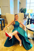 This dress was great, fit, feel (very comfortable), look, color, everything. I've ordered a lot from lulus and usually have to get a medium because many of the items feel tight although I'm a size small and 4 in other brands. The small was great. No bra needed and you can wear any underwear you want no thong required lol! It's lined and falls nicely. Would recommend ironing then steaming since the fabric is a nice weight to get it smooth. - Jennifer B.