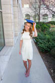 I wore this dress and the Taylor mauve heels for my graduation photos. The dress was so flattering and fit well! The material was thick and not see through. I always love everything I buy from Lulus. - Sara S.