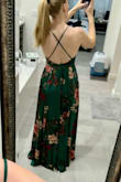 Perfect length, saturated colors and excellent fit . Feels and looks high-end. I need to add a bra to it and I wish it had pockets of course but it's lovely and I can't wait to wear it! - Katie M.