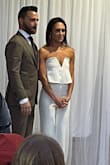 I wore this for my wedding. Its my second time around and I wanted to be different. This was so perfect. The only complaints would be that it doesn't stay up. You are doing a lot of pulling all night. Maybe works better for someone with a larger chest. - Rebecca H.