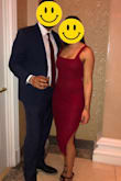 I wear a Large because the Mediums are too tight on thighs/belly area and are usually too short. This dress almost fit perfect except for it ran a little big under the armpits and since the straps weren't adjustable it was a little annoying. I had it altered for a couple bucks and it fits like a glove. Received so many compliments. Perfect for wedding guest. - Carolina P.