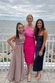 As a petite individual, I didn't have to get the dress hemmed and it looks like a dress of high quality. It is so versatile and can be worn in different ways. The taupe color is what it looks like in pictures. A little boob tape and nipple covers did the trick! - Ashley S.