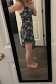 Love this dress. It's adorable and looks so beautiful. Definitely, one that makes you feel amazing. For me, it runs just a tad small. It smooshes the girls and tummy a bit and wouldn't recommend sitting at a long dinner where a lot of food will be consumed but otherwise can definitely knock some socks off in it. - Morgan C.