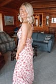Love this dress!! It's super flattering on. Perfect midi length. The detail is super cute, I would definitely recommend it! It's not see-through and the back is super cute. Might need nipple covers though, because you can't really wear a bra. - Michelle G.