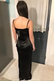 Nice material and fits the body well. Probably could have gotten an S too. I will be wearing it to a black tie wedding as a guest. - Jessie W.