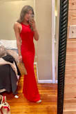 Absolutely loved this dress! Fit perfectly and was so comfortable! I did have to get it hemmed some & added some padding to the top so I didn't have to worry about a bra (definitely worth it) - Megan F.