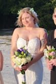 I love this dress!!!! It is elegant and sexy! I read a review that suggested upsizing and that's what I did. I ordered XL and it was a perfect fit. I added a bridal belt and it elevated the dress to a whole new level. - Alyssa C.