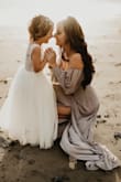 I used this dress for a family photoshoot and received a ton of compliments. Highly recommend! The color is gorgeous too. - Laura L.