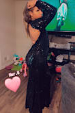 Omg, this dress was everything it needed to be and more. It definitely gave and turned heads. Was complimented all night long and it pairs so well with my husband's outfit. We went to a black and silver birthday celebration and we were given the title best dressed of the evening. - Anjel J.