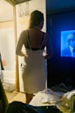 If you are looking for a dress to flatter your silhouette this is truly it! It fits true to size. I ordered it in Medium and it was perfect for me. Please ignore the black bra; I will be wearing a backless when worn. This dress is perfect for any occasion. I know my fiancé is going to love seeing me in this for his Surprise Dirty Thirty Birthday. Lulus does not disappoint. - Raegan F.