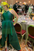 This dress is EVERYTHING!! I received compliments a night, including from random strangers in the hotel (yay for girl love!)...and I felt like a million bucks. I sized up (XL) and I'm glad I did because it was snug...but in a perfect and flattering way. By the end of the night the straps were definitely cutting into my shoulders, but that's life. The color is perfect (it's a true emerald...the lighting was weird at the event so ignore the color in my pictures!). And hello, pockets?!?! Yes, please!! The high-low was perfect for this shortie, although I did have to watch the back of the dress and keep my date from stepping on it as it was slightly long even with tall heels, but it really added to the glamorous look as it flowed behind. I wish I could wear this again and again! - Elizabeth E.