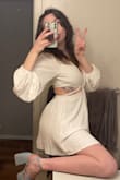 I absolutely love this dress! It's super flattering and it suits my personality perfectly! I also love that it shows off my rib tattoo! The only thing that lays down a little weird is the chest area but it can be easily fixed with fashion tape. Cant wait to wear it for senior photos and graduation! - Erin M.