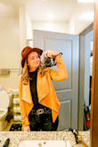 Loved this jacket. Bought for a trip to Nashville and it totally matched the vibe. A little burnt orange/brown color but it was kind of what I was going for. - Bridie B.