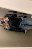 Perfect leather jacket. Definitely fitted, so if you want a looser fit I would size up. I wanted a fitted jacket and this was perfect. I have worn it with a dress, jeans, skirt and it goes with everything. Definitely worth the price. The hardware is silver, I'm more of a gold girl- but I didn't feel like it clashed with my jewelry. - Marti C.