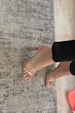 I wore these for a wedding and yes they were a bit painful but less painful than I thought they were gonna be. They have little support on the front (no platform) so it makes sense they are painful but look amazing. I got plenty of compliments and the clear straps were actually pretty comfortable too. I will definitely wear them again! - Susana S.