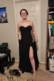 So gorgeous! Works for any formal occasion. I bought it as my rehearsal dinner dress and tried it on, it fits so well. Nice and flowing. - Samantha C.