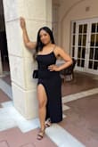 The dress fits beautifully. True to size. SO sexy and great durable fabric. Perfect amount of stretch and structure. Honestly I never felt hotter!! - Whitney S.