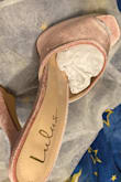 I love these shoes in theory but they were slightly too small the the strap was both too wide and too narrow so it dug into the top of my foot. They also dug into my toes at the opening - Rose W.