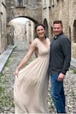 Wore it for our elopement in Greece!could be long for people who are short but I'm tall so it was perfect! - Melissa B.
