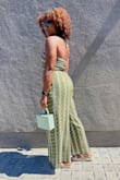 Order this jumpsuit to wear during my birthday weekend and I love it. It was cool, comfortable, and perfect for the time spent day drinking. I'll be wearing this nonstop, just hope it doesn't shrink! Very light fabric and not heavy at all. - TATIANA L.