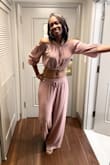 This outfit was super cute and comfortable. I received many compliments as well. The color was beautiful. - Geraldine H.