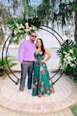 This dress is beautiful! I wore it to a wedding and received so many compliments on it. I am 5' short and round in the midsection; apple-shaped. I ordered a size medium. The dress fit perfectly and hid my insecurities very well. The adjustable straps were helpful in the bust area. However, it was way too long but I did get it hemmed and used the extra fabric to make a bow tie for my bf to wear. It was definitely worth it. - Jasmine M.