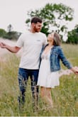 Wore this dress for our gender reveals/pregnancy announcement at 20 weeks pregnant. Three months post-baby still fits really well! - Kayla G.