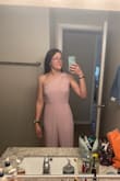I loved this and thought it was so cute. Fit how I expected even tho my torso is pretty long.
Also, the legs were pretty long. I'm 5'6 and I would've needed to wear heels or else it would be bunched at the floor a bit (not bad, just definitely touching the tops of my feet). Just something to think about if you're shorter or don't want to wear heels - Lauren J.
