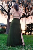 Say yes to this dress!! I got it originally for a cosplay (which is still in the works), so I tossed it in my suitcase when my BF and I went on vacation. And I'm so glad I did. It's giving goddess, it's giving cool and comfortable in Florida, and it's giving confidence! The only thing is it is a long dress. I'm rather short at 5'3" and the heels I wore were juuuuust barely enough to keep me from tripping over it. I might end up getting it hemmed a tad so I can wear sandals with it if I want. - Candis W.