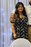I love the dress & got a lot of compliments! BUT it was tight on the arms couldn't left my arms. - Evelyn D.