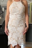 So I received it and tried it on it was what I expected, unfortunately, there was a pull (hole) on the side and the lace was not fully sewn in so it buckled and probably wouldn't held for very long. I did call the company and they sent me a new dress same size and everything which was awesome. They waived the shipping. I would have to say the only unfortunate thing is I'm from Canada and I got charged duty twice so 30 bucks times two - Melissa A.