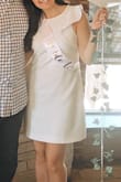 Loved this dress for my shower! I ordered both a small and medium as I'm in between sizes. (I'm around 125-130 right now for reference) the small fit, but It was just a little tight. needed to suck in and I feel like imperfections show a bit more with the color white :p .
The medium felt a little more baggy but looked much better. In comparison, I feel like this style doesn't need to look too fitted. - Tracie W.