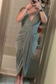 Ok. Let me say this. I love the dress BUT I am someone that has a little bit of booty, and this dress made my butt look HUGE! Like I felt like a Kardashian lol. So if that is the look you are going for, get the dress lol.    I just didn't feel comfortable with how huge my butt looked lol. - Cari P.