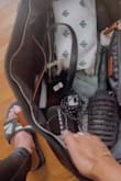 This bag is amazing! It fit my 3 pairs of shoes, a change of clothes, make up bags etc. it fit perfect in the overhead storage on the plane. So easy to use for a week long trip. - Trish A.