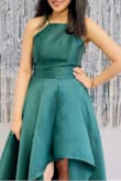 I loved everything about this dress. Color is little darker than shown in the pictures. Fit is simply perfect. Material is nice and the fabric flows beautifully. Best thing about the dress is that it has pockets. Love love love - Charu V.