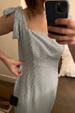 I was so excited for this dress and love everything about it except it was too large on me. I'm normally an XS in Lulus, but this dress had several extra inches of fabric in all areas and just sagged on me to be very unflattering (especially in the chest even with a padded bra). The XXS small isn't made anymore, and it would have been $125 to have it taken in in the sides to fit, so I returned it. - Morgan H.