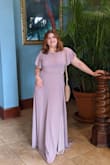 This dress fit just right. Shipped super fast as well! - IBIS E.