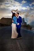 This dress was perfect for my desert wedding. I adjusted the sleeves at the top a bit but only so that I wouldn't have to worry about it sliding down. - Cristen F.