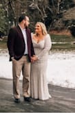 I felt beautiful in this dress!!! I wore it for our engagement shoot and will be using these pictures for my save the dates! - Karla P.