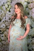 I bought this dress for my Baby shower. I received so many compliments. I purchased a large was tight on top then exchanged it on a Friday and it came on Sunday. I was so amazed it came so fast. I looked Gorgeous. Thank you lulus! - Lydia C.