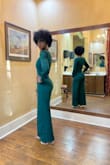 This is my second green wedding outfit from Lulus. I got so many compliments on it.. I love ittttt. I saw a friend at the wedding - Navata R.