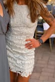 Perfect for spring/summer wedding. Length is perfect. Many compliments. I wore for a wedding in Arizona and was not too hot at all! Loved this dress and color. - Brittny R.