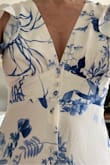 This dress is amazing on, looks expensive and is very flattering. No alterations necessary. It was extremely comfortable and flows elegantly when walking. Would work for a wedding or vacation. It was a bit youthful for my forty something age so I decided to return but I have more video and pics of her @thestylestrudel - Sonja O.